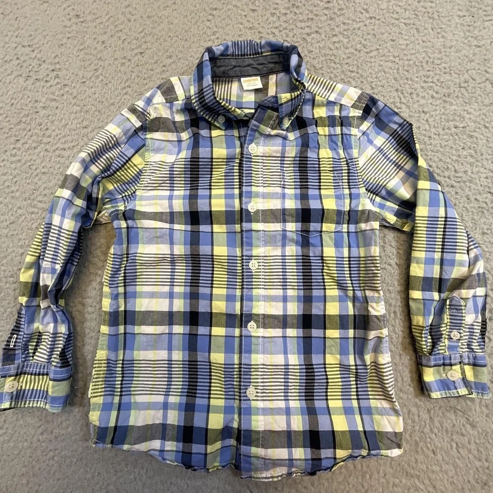 Gymboree Outfit Lot Boys 5-6 Jacket Dress Shirt‎ Polo Tiki Plaid Casual Graphic